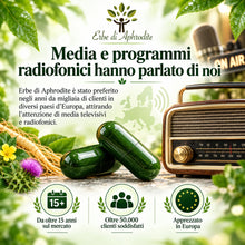 Carica l'immagine nel visualizzatore di Gallery, Erbe Di Aphrodite Integratore Uomo 100% Naturale Con Ginseng, Tribulus Terrestris, Rodiola Rosea, Aglio, Cannella – Form