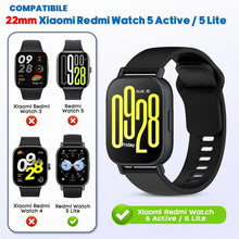 Carica l'immagine nel visualizzatore di Gallery, BDIG Cinturino Compatibile con Redmi watch 5 active/5 Lite,22mm Braccialetto Sportivo di Ricambio in Morbido Silicone