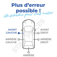Carica l'immagine nel visualizzatore di Gallery, Serratura portiera compatibile per Citroen C2, C3 e C3 Pluriel (2002-2011)