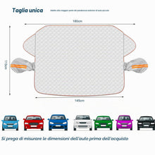 Carica l'immagine nel visualizzatore di Gallery, Copertura Parabrezza Invernale, Copertura Parabrezza - Auto Compatta | Protezione dal Gelo | 9 Fissaggi Magnetici | Cope