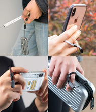Carica l'immagine nel visualizzatore di Gallery, Ringke Cinturino da Dito Paracord (4 Pezzi) per Custodie Cellulare, Fotocamere, Chiavi, USB, Cinghia Regolabile - Assort