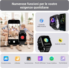 Carica l'immagine nel visualizzatore di Gallery, IOWODO Smartwatch Uomo Donna con Chiamate Bluetooth