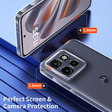 Carica l'immagine nel visualizzatore di Gallery, Phoona Cover per Motorola Moto Edge 60 Neo 5G / Edge 50 Neo 5G Custodia con 2 Pezzi Pellicola Vetro Temperato,Ultra Sott