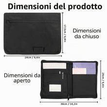 Carica l'immagine nel visualizzatore di Gallery, Cartella per Auto, 24 x 17,5 cm Organizer per Vano Portaoggetti, Cartella per Veicoli, Cartella auto Borsa Manuale, Port