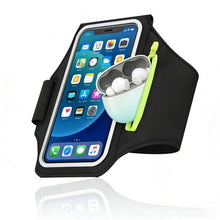 Carica l'immagine nel visualizzatore di Gallery, Fascia da Braccio con Borsa Auricolare, Porta Telefono Corsa