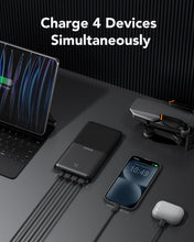 Carica l'immagine nel visualizzatore di Gallery, Power Bank 30000mAh, VRURC 22.5W Ricarica Rapida Caricatore Portatile USB C