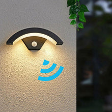 Carica l'immagine nel visualizzatore di Gallery, Lampada da Esterno a Led Moderne, Applique da Parete Esterno 24W 2650LM, Sensore di Movimento IP65, Lampada da Esterni a