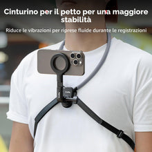 Carica l'immagine nel visualizzatore di Gallery, SMALLRIG Supporto Magnetico da Collo per Telefono, Supporto da Collo per Telefono POV/Vlog, Capacità Massima 300 g, Supp