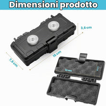 Carica l'immagine nel visualizzatore di Gallery, Magnetica Key Holder Portachiavi magnetico sotto l'auto, cassetta portachiavi magnetica di ricambio per sotto l'auto, na