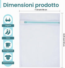Carica l'immagine nel visualizzatore di Gallery, OTraki 2 Pezzi Sacchetti Lavatrice 30 x 40CM, Retina per Lavatrice con Cerniera Nascosta, Extra Large Sacchetti Lavatrice Biancheria, Riutilizzabile, Sacchetto Lavatrice per Delicati, Camicia, Calzini