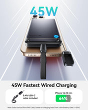 Carica l'immagine nel visualizzatore di Gallery, INIU 45W Power Bank, Sottile 10000mAh Caricabatterie Portatile Magnetico