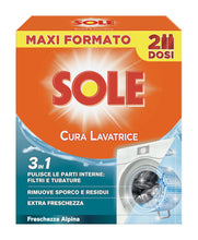 Carica l'immagine nel visualizzatore di Gallery, Sole Cura Lavatrice Freschezza Alpina, Confezione da 2 Cura Lavatrice da 250 ml