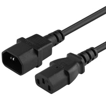 Carica l'immagine nel visualizzatore di Gallery, PremiumCord Alimentatore per PC 230V 1m, Prolunga IEC 320, Presa di Corrente, IEC 320 C13 a C14, Cavo di Alimentazione, 