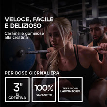 Carica l'immagine nel visualizzatore di Gallery, Bulk Caramelle gommose a base di Creatina, Pesca, 1 g