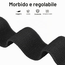 Carica l'immagine nel visualizzatore di Gallery, Tobfit Regolabile Elastico Sgancio Rapido Cinturino Orologio in Nylon per Uomo Donna, 20mm 22mm Cinturino per Samsung/Ga