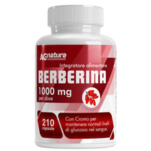 Carica l'immagine nel visualizzatore di Gallery, Berberina 1000mg Pura Alto Dosaggio 210 Capsule Vegetali - Berberina HCL Forte al 97% Cromo e Pepe Nero Altamente Biodis