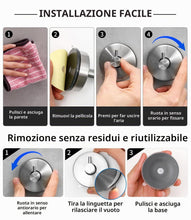 Carica l'immagine nel visualizzatore di Gallery, 2 Ganci Ventosa 304 Acciaio Inossidabile Extra Forte, Appendini per Asciugamani Bagno e Cucina Senza Fori, Ganci Ventosa