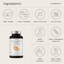 Carica l'immagine nel visualizzatore di Gallery, Vitamina C Liposomiale 1000 mg | 180 Capsule Vegane - Fornitura di 3 Mesi - Vitamina C 1000mg | Contribuisce alla Normal