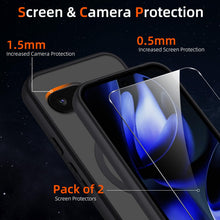 Carica l'immagine nel visualizzatore di Gallery, Pnakqil Magnetica Cover per Google Pixel 9a 5G Compatibile con MagSafe con 2 Vetro Temperato,Custodia Traslucida Opaca P