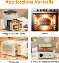 Carica l'immagine nel visualizzatore di Gallery, GRIFEMA Teglia Silicone Friggitrice Aria 2 Pezzi 5-8L per COSORI Ninja
