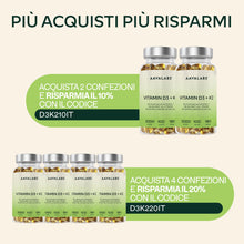Carica l'immagine nel visualizzatore di Gallery, Vitamina D3 K2 Alto Assorbimento Olio Extravergine d'Oliva - Vitamina D3 2000 UI + Vitamina K2 MK7 100 μg - Vitamina D 2