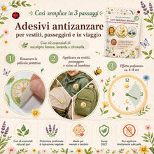 Carica l'immagine nel visualizzatore di Gallery, 96 Pezzi Cerotti Antizanzare Adulti - Cerotto Sticker Zanzare Adesivi Antizanzare per Vestiti e Oggetti, Accessori Campe