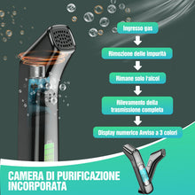 Carica l'immagine nel visualizzatore di Gallery, Etilometro Portatile Certificato,Alcol Test con LED ad Alta Definizione e Chip ad Alta Sensibilità,Adatto per Uso Domest