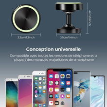 Carica l'immagine nel visualizzatore di Gallery, Vinabo Supporto Magnetico Telefono Auto, 2 Pezzi, 360°, Lega di Alluminio
