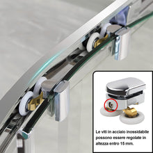 Carica l'immagine nel visualizzatore di Gallery, 4 Set Rulli Per Porta Doccia.Rotelle Box Doccia Diametro e' 25 mm. Ruote Della Doccia per Vetro 4-6 mm.Rulli Doccia per 