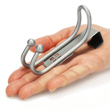 Carica l'immagine nel visualizzatore di Gallery, com-four® 4x Ganci per Porte, Ganci Appendiabiti Doppi con Protezione