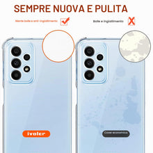Carica l'immagine nel visualizzatore di Gallery, iVoler Cover per Samsung Galaxy A23 5G, Antiurto Custodia con Paraurti in TPU Morbido e 3 Pezzi Pellicola Vetro Temperat