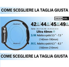 Carica l'immagine nel visualizzatore di Gallery, Cinturino Sportivo in Silicone Compatibile con Apple Watch 49mm 46mm 45mm 44mm 42mm per Uomo e Donna Leggero per Ultra 3