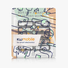 Carica l'immagine nel visualizzatore di Gallery, kwmobile Set 10 Passanti per Cinturino Orologio Compatibile con 22mm Smartwatch Strap (Universal) - Anelli Fissaggio Oro