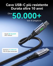 Carica l'immagine nel visualizzatore di Gallery, INIU Cavo USB C a USB C 100W, 2m Cavo USB Type-C PD 5A Ricarica Rapida