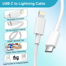 Carica l'immagine nel visualizzatore di Gallery, 25W Caricatore Phone Originale Apple MFi,Caricabatterie Phone Caricatore Rapido per Phone 14 13 12 11 Pro Max/Mini/XS/X/
