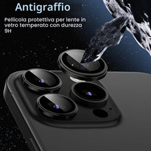 Carica l'immagine nel visualizzatore di Gallery, JETech Pellicola Fotocamera per iPhone 15 Pro/15 Pro Max, Titanio Nero