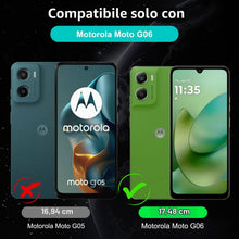 Carica l'immagine nel visualizzatore di Gallery, Cover per Motorola Moto G06, Custodia Pelle Premium Libro Flip Portafoglio Custodia [Slot per Scheda], [Funzione di Supp