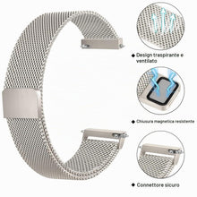 Carica l'immagine nel visualizzatore di Gallery, Mugust Cinturino di ricambio per Garmin Vivoactive 5/Garmin Vivoactive 3/Vivomove 3/HR/Luxe/Style per uomo e donna, in a