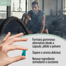 Carica l'immagine nel visualizzatore di Gallery, Creatina Monoidrata in Caramelle Gommose 2000mg Gusto Mirtillo - 60 Pezzi