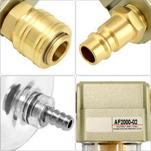 Carica l'immagine nel visualizzatore di Gallery, QWORK® Filtro aria compressa, separatore acqua e olio, separatore acqua aria compressa, 1/4 pollici, con attacco rapido