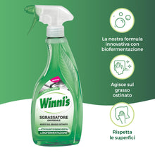 Carica l'immagine nel visualizzatore di Gallery, Winni's Sgrassatore Spray Universale Multisuperficie Ipoallergenico, 500 ml