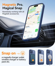 Carica l'immagine nel visualizzatore di Gallery, CANSHN Magnetica Cover per iPhone 12 Pro(6.1 Pollici), [Protezione Completa Della Fotocamera] Custodia Traslucida Opaca 