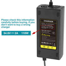 Carica l'immagine nel visualizzatore di Gallery, Labtec Caricabatteria 54,6 V 48V 2 A per Batteria al Litio da 48 V 2 A 13 S per Batteria Monopattino Elettrico Bici Elet