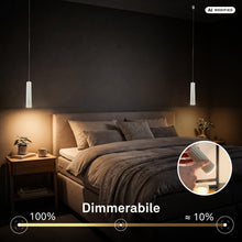 Carica l'immagine nel visualizzatore di Gallery, BRILONER - Lampadario a sospensione LED a batteria, touch, dimmerabile, regolabile in altezza, bianco caldo, senza presa
