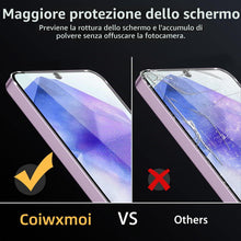 Carica l'immagine nel visualizzatore di Gallery, Coiwxmoi Vetro Temperato per Samsung Galaxy A55 5G/Samsung Galaxy A35 5G Pellicola Protettiva 2 Pezzi Durezza 9H Anti-Gr