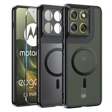 Carica l'immagine nel visualizzatore di Gallery, Effcotuo Cover Magnetica per Motorola Moto Edge 70 Custodia con MagSafe con Pellicola Protettiva Vetro Temperato, Silico