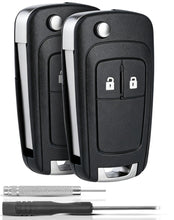 Carica l'immagine nel visualizzatore di Gallery, 2 alloggiamenti per chiave auto per Opel/Vauxhall Insignia, Astra J, Meriva, Zafira, Corsa, Mokka, Karl, Cascada Addam, 
