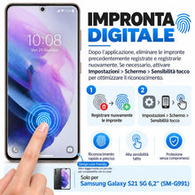 Carica l'immagine nel visualizzatore di Gallery, NEW'C Pellicola Vetro per Samsung Galaxy S21 5G 6,2" (SM-G991), Vetro