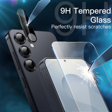 Carica l'immagine nel visualizzatore di Gallery, JETech Cover Opaca 5 in 1 per Samsung Galaxy S25, Nero