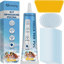 Carica l'immagine nel visualizzatore di Gallery, Kit Riparazione Piscina, Trasparente e Durevole Toppa per Piscina, Impermeabile e ad Alta Resistenza Riparazione Piscina